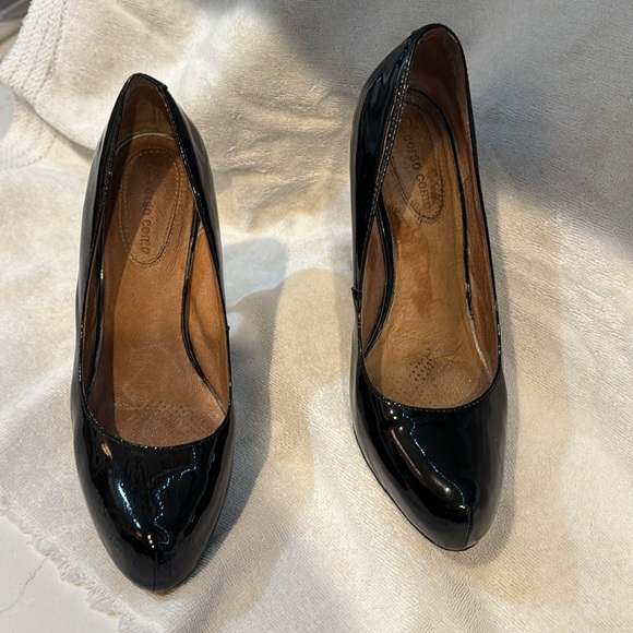 Corso como black patent leather platform heels - Picture 2 of 4